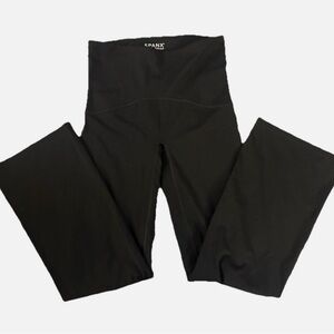 SPANX Booty Boost Pants Womens Small Navy Yoga Flare Crop Leg High Rise Shaping